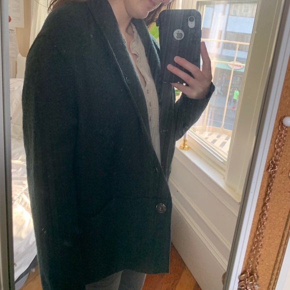 Urban Tribe Green Wool Jacket Size Large - Picture 5 of 10